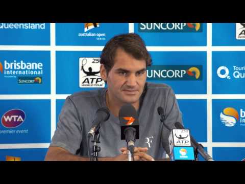 Roger Federer 2014 Brisbane International final – Post match press conference