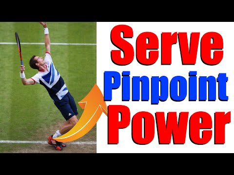 Tennis Serve Lesson — Pinpoint Stance and Leg Drive Power