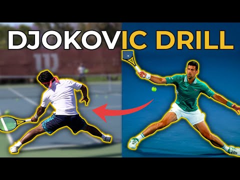 Djokovic’s #1 Drill for Insane Footwork and Speed