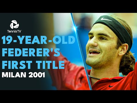 19-Year-Old Roger Federer’s First Title | Milan 2001 Extended Highlights