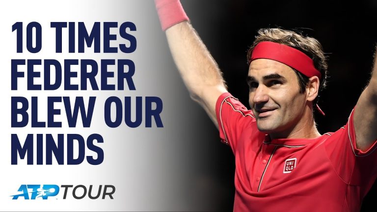 10 Times Roger Federer Blew Our Minds | TOP 10 | ATP