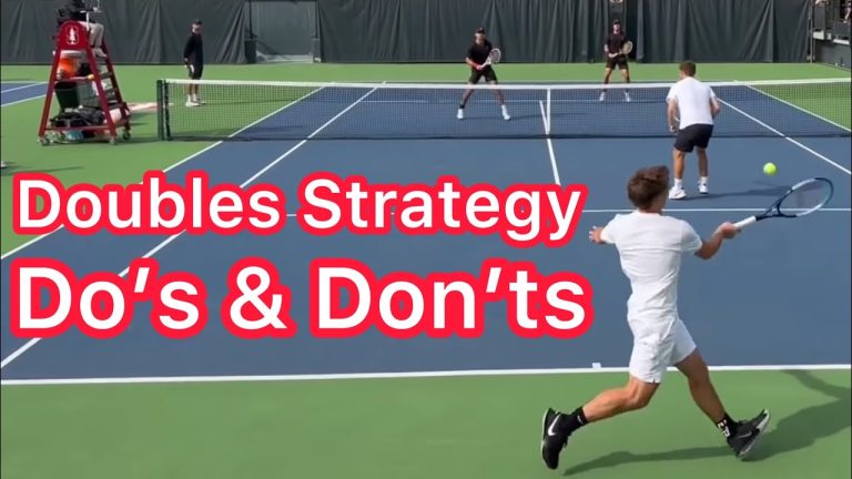 Doubles Strategy Do’s And Don’ts (Win More Tennis Matches)