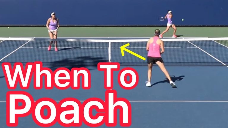 When Should You Poach In Doubles? (Crazy Simple Tennis Tip)