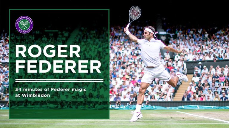 34 Minutes of Roger Federer’s Best Points at Wimbledon