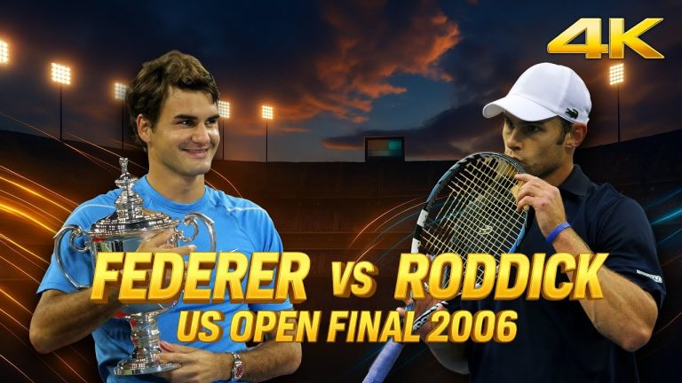 Roger Federer vs Andy Roddick – US Open 2006 Final | 4K Highlights